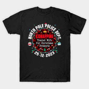 North Pole Police Dept Traded Wife for Christmas T-Shirt